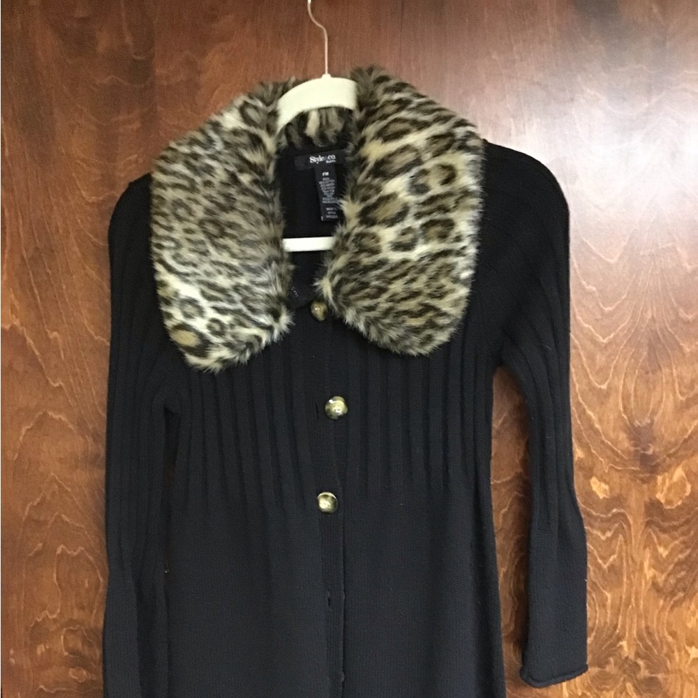 Women’s Petite Sweater Coat.